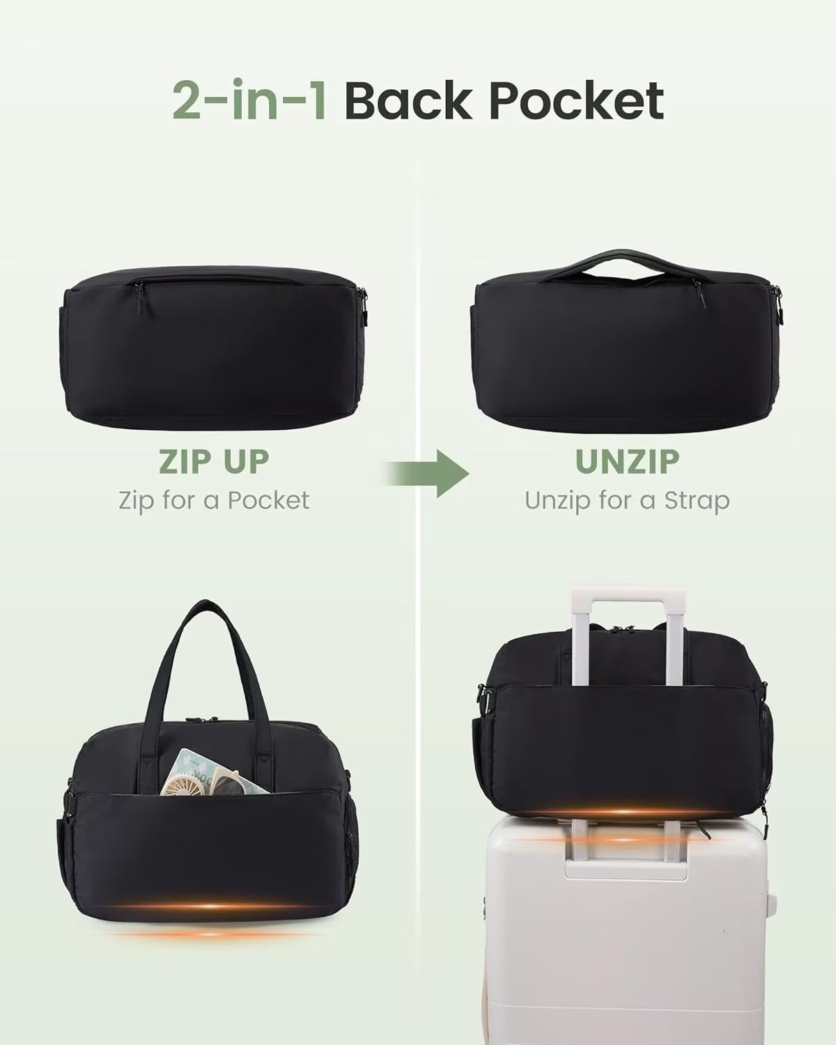 Small Gym Bag for Women with Large Tumbler Holder Pocket, Carry on Weekender Travel Duffel Bag with Shoe Compartment, Overnight Mini Personal Bag with Pouch for Workout Sport Dance Yoga